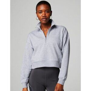 Fabletics Year Round Terry Half Zip Women's Sweatshirt Size XL